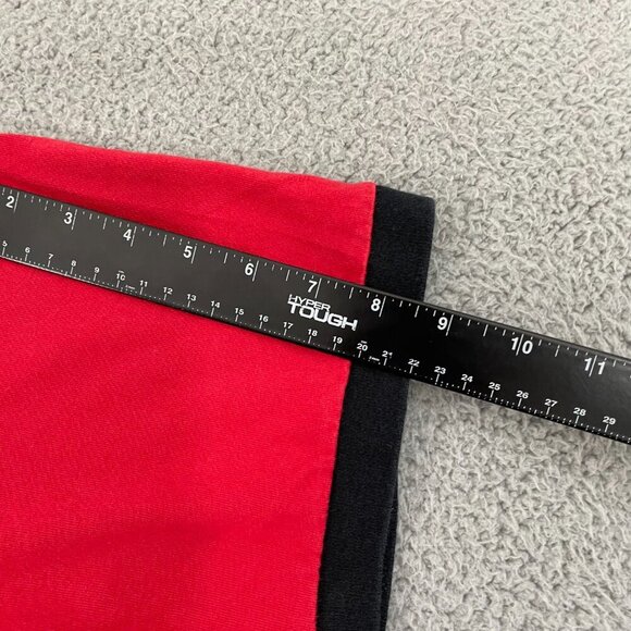 Cincinnati Reds Shirt Men L Red Short Sleeve Y2K ringer Tee - Picture 7 of 8